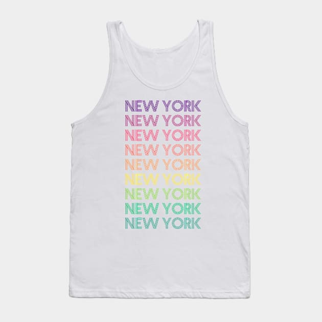 New York Tank Top by RainbowAndJackson